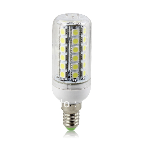 30pcs/lot e14 200-230v 10w led lamp 48pcs 5050 smd led corn bulb light