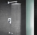 bathroom in wall shower set with 10