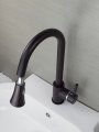black oil rubbed finish classic new kitchen pull out spray faucet tap svfdsam109