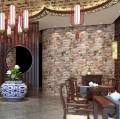 chinese rural solid imitation brick parthenocissus dining room balcony wallpaper background pvc wall paper rolls