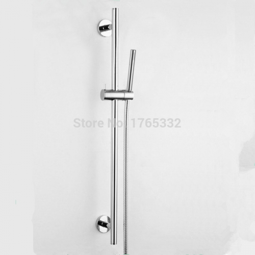 copper brass shower stainless steel shower pipe bathroom sliding bar set