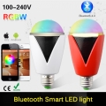 e27 3w rgb led lamp light wireless bluetooth 4.0 audio speaker smart lampada led bulb lamp & music playing for ios for android