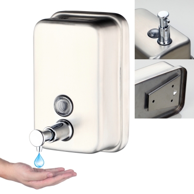 hello 5730/1 new stainless steel hand liquid soap dispenser bathroom kitchen soap lotion dispenser wall mounted