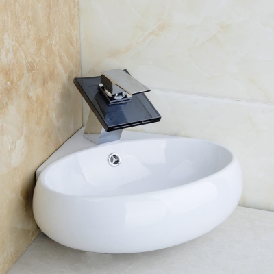 hello bathroom ceramic basin sink faucet set bacia set torneira da pia tw32058217 wash basin vanity & waterall tap [ceramic-sink-2283]