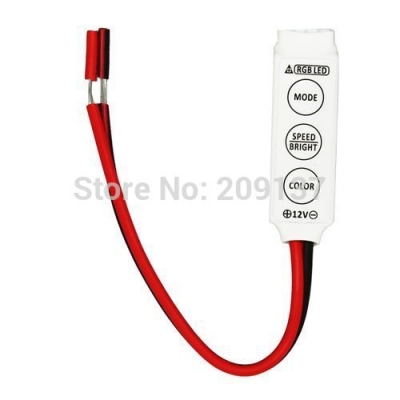 led mini dimmer 3 keys light controller for 5050 3528 rgb color led strip 6a max [led-strip-amp-led-hard-strip-6238]