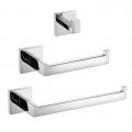 mirror polished finish 304 stainless steel material paper holder,robe hook,towel ring sm044b
