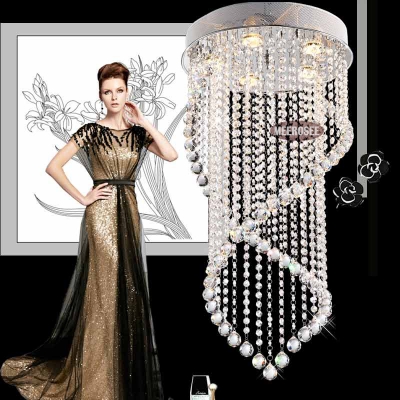 modern crystal chandelier light fixture crystal light lustres for ceiling lamp prompt guanrantee