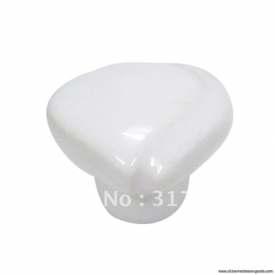 silve-white furniture hardware handles&knobs ceramic furniture drawer/armoire/door/cabinet knob handle 50pcs discount