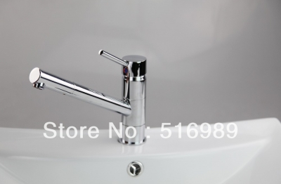 single lever kitchen sink faucet basin mixer tap swivel chrome new design mak126 [bathroom-mixer-faucet-1960]