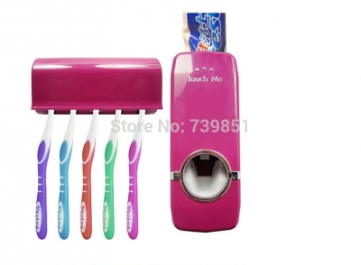 vacuum squeezing toothpaste toothbrush holder bathroom accessories acessorios para banheiro bathroom set toothpaste dispenser [bathroom-products-2035]