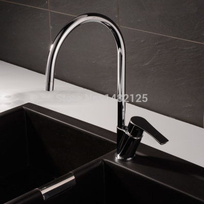 water saver filter inoxs para torneira robinet brass chrome plate single handle gooseneck sink mixer tap blancs kitchen faucet [kitchen-faucet-4182]