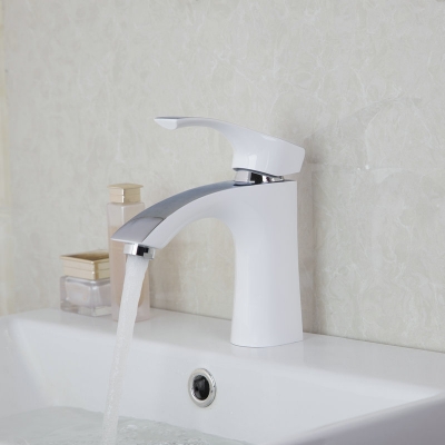 white painting solid brass bathroom sinks faucets,mixers & taps new design mixer basin tap bathroom sink faucet 97063 [bathroom-mixer-faucet-2031]