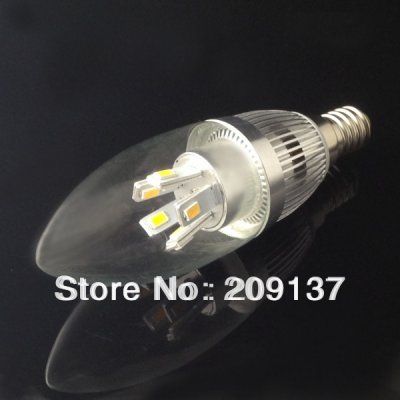 10pcs/lot high power!7w e14 e12 led candle light ac85-265v warm white/cool white ce&rohs [led-candle-bulb-4705]