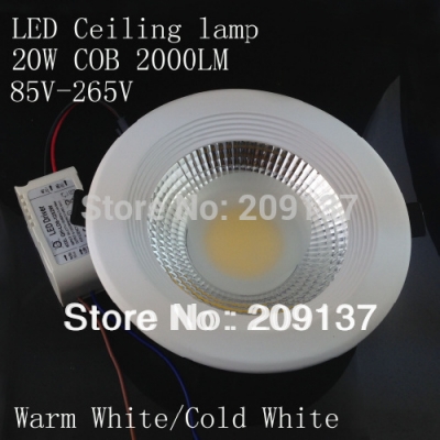 20w 30w cob led down light with ce & rohs approval / led recessed led downlight [led-downlight-5330]