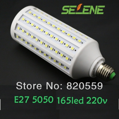 2pcs 25w e27 165led 5050 smd 220v corn bulb light lamp led light bulb lighting white/warm white [smd5050-8694]