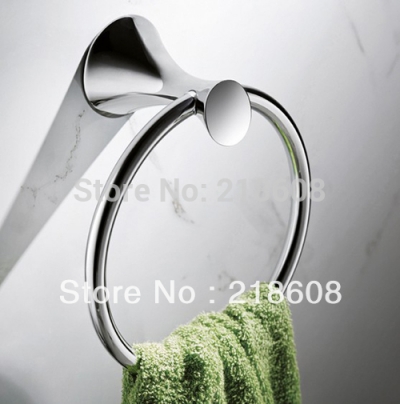 bathroom accessories brass towel ring chrome towel holder [towel-holder-rack-amp-bar-8701]