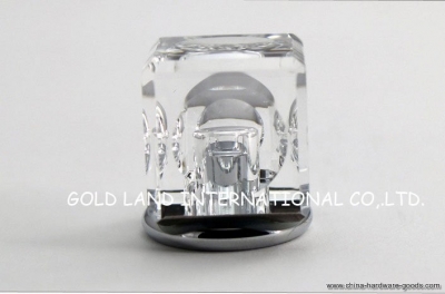 d30mmxh24mm pure brass k9 crystal glass furnutre knob/bedroom drawer knob
