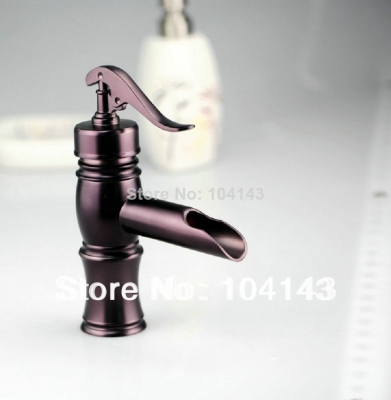e-pak higher quality waterfall spout oil rubbed bronze bathroom faucet basin mixer tap lj97019-1