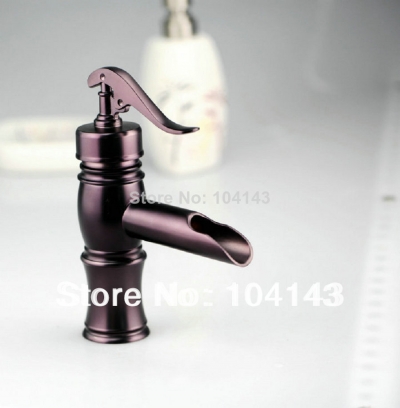 e-pak higher quality waterfall spout oil rubbed bronze bathroom faucet basin mixer tap lj97019-1 [worldwide-free-shipping-9930]