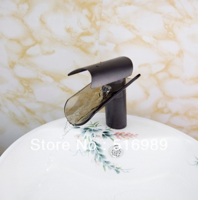 euro bathroom waterfall wash basin oil rubbed bronze faucet mixer drain combo tree453 [oil-rubbed-bronze-6871]