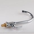 flexible kitchen faucet morden brass single cold water tap deck mounted