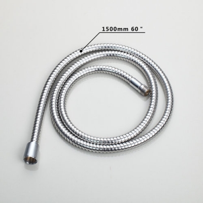 hello plumbing hose pull out hose 1500mm polished chrome stainless steel 6011 bathroom kitchen sink hose [special-8803]