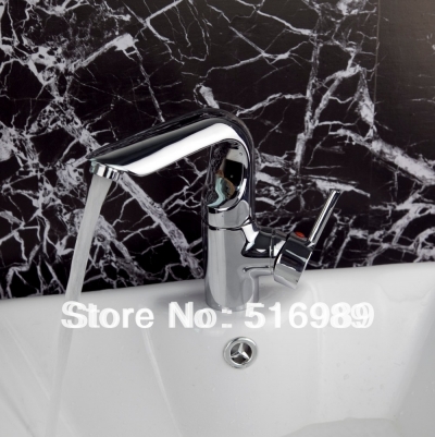 kitchen sink chrome polished swivel basin deck mounted faucet tree770 [bathroom-mixer-faucet-1823]