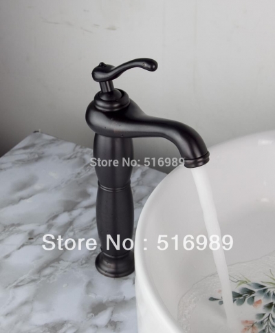 new brand waterfall spout bathroom widespread bathroom wash basin faucet vanity mixer tap lk56 [oil-rubbed-bronze-7484]