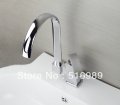 new single handle swivel 360 kitchen vessel sink faucet chrome basin faucet tap hejia43