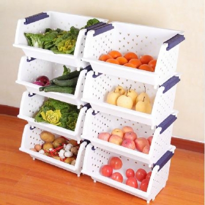 saddam management arm basket fruit plastic shelf storage basket stands cozinha