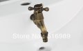 single cold wall mount antique brass kitchen sink bathroom basin sink mixer tap brass faucet ls 0026