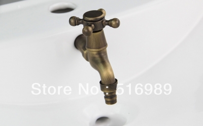 single cold wall mount antique brass kitchen sink bathroom basin sink mixer tap brass faucet ls 0026 [antique-brass-1125]
