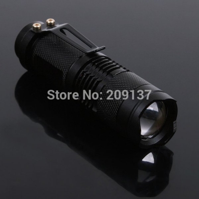 ultrafire cree q5 450lumens cree led torch zoomable cree led flashlight torch light for 1xaa or 1x14500-