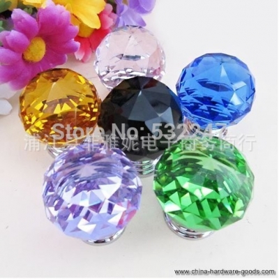 50pcs ,crystal handle furniture, furniture accessories, drawer handle, diamond shapes, hardware accessories