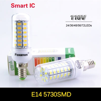 7w 12w 15w 20w 25w e27 e14 led light ac 110v samsung smd5730 smart ic led corn bulb bombillas led lamp for home lighting
