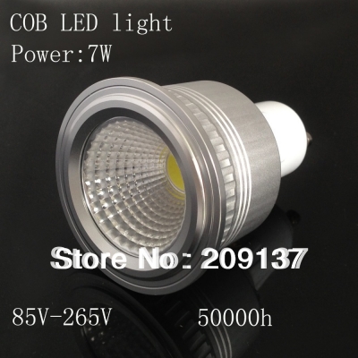 7w gu10 e27 gu5.3 cob led spotlight bulb lamp high power lamp 85~265v warranty 2 years ce rohs --