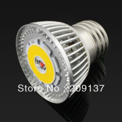 ac85-265v led dimmable e27 e26 b22 high power 5w cob led bulb lighting lamp 450lm 50pcs/lot [led-bulb-4556]