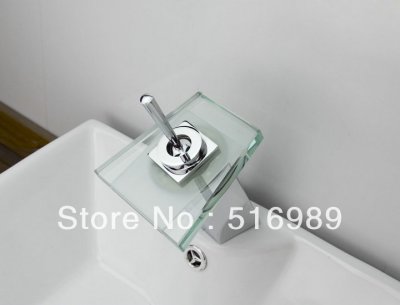 &cold basin bathroom kitchen wash faucet mixer water taps for 1 hole basin waterfall leon12