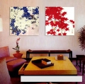 beautiful huge 2pcs home decor modern oil painting art on canvas ll98