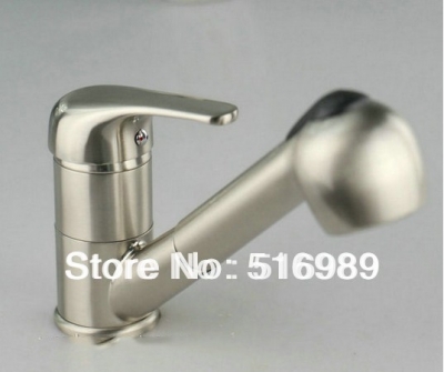 brushed nickel classic best quality deck mounted pull out kitchen sink mixers tap kitchen in kitchen sink mixer tap faucet a-159
