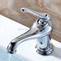 classic brass single hole bathroom sink faucet chrome torneira