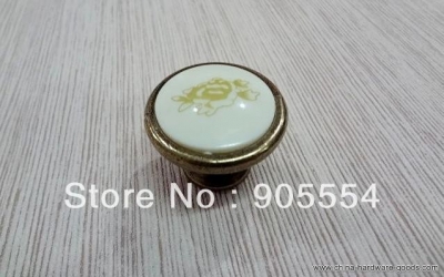 d35xh30mm ceramics furniture handle high grade shoes cabinet knob [Door knobs|pulls-1412]