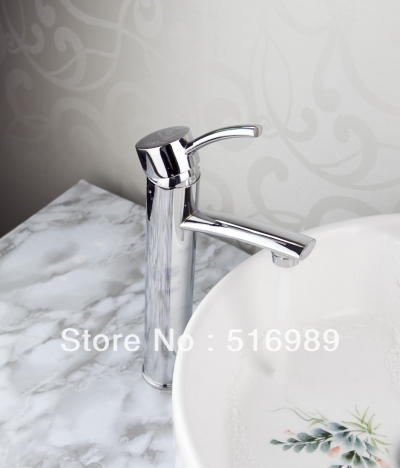 deck mount wash basin sink vessel chrome bathroom single lever sink basin mixer tap tree806 [bathroom-mixer-faucet-1711]