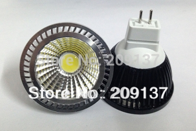 dimmable 5w mr16 high power cob led spot smd warm white/white light led bulb lamp ac/dc12v