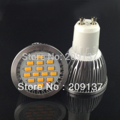 e27 gu10 7w 5630 15 led warm white cool white led bulb lamp 85v-265v [mr16-gu10-e27-e14-led-spotlight-6930]