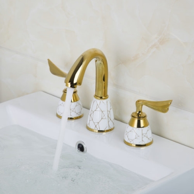 hello bathtub torneira golden 97009 double handles widespread roman bath tub filler tap bath deck mounted tap mixer faucet [3-pcs-bathtub-faucet-set-596]