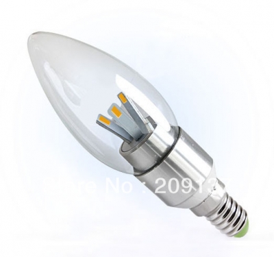 high power led candle bulb 6* 5630smd 5w e12 e14 ,400lm ,warm white,cool white,led candle lamp energy saving