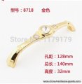 hole space 128mm zinc alloy with k9 crystal cabinet wardrobe furniture pulls handles knobs 8718b