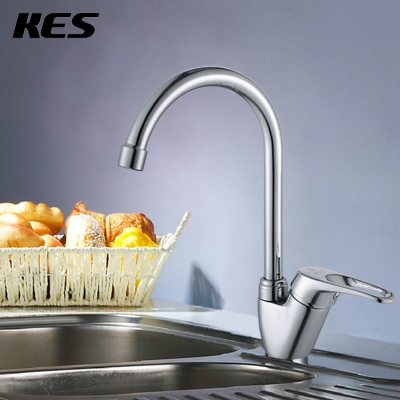 kes k3010 brass single lever kitchen cold water faucet or tap, chrome [kitchen-faucet-4090]