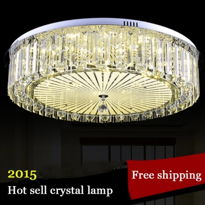 modern led ceiling light sitting room bedroom crystal lamp round crystal lamps dia 40/60/70/80cm [crystal-ceiling-2594]